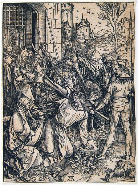 D?rer Albrecht - Cristo che porta la croce (dalla serie: La Grande Passione)